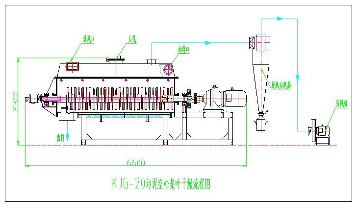 槳葉干燥機,干燥機,KJG空心槳葉干燥機,污泥干燥機,電鍍污泥干燥機